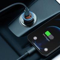 Зарядно за кола Baseus CGJM000013 Golden Contactor Max Dual Fast Charger... - 3