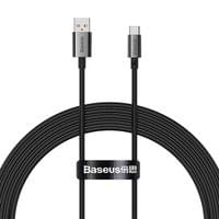 Кабел Baseus Superior USB към USB-C 100W 1м P10320102114-00 - черен - 1