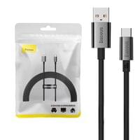 Кабел Baseus Superior USB към USB-C 100W 1м P10320102114-00 - черен - 6