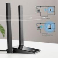 Безжичен USB 2-лентов адаптер TP-Link Archer TX20U Plus... - 2