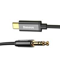 Адаптер Baseus Yiven CAM01-01 от USB-C към 3,5 мм мини жак, 120 см, черен - 1