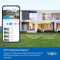 Охранителна камера с батерии и вграден соларен панел TP-Link Tapo C465 - 5