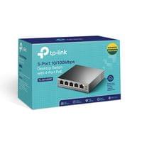 5-портов 10/100Mbps комутатор TP-Link TL-SF1005P с 4-PoE+ порта - 5