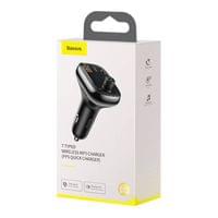 Bluetooth FM трансмитер S-13 T typed 2xUSB microSD CCMT000101 - черен - 3