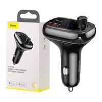 Bluetooth FM трансмитер S-13 T typed 2xUSB microSD CCMT000101 - черен - 5