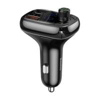 Bluetooth FM трансмитер S-13 T typed 2xUSB microSD CCMT000101 - черен - 6