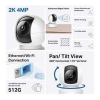 Wi-Fi Pan/Tilt камера за наблюдение с AI TP-Link Tapo C222 - 1