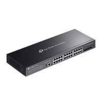 24-портов гигабит L3 управляем комутатор TP-Link Omada SG5428X с 4×10G... - 2