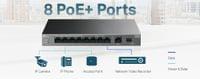 10-портов гигабитен настолен комутатор TP-Link LS1210GP с 8-PoE+ порта - 4