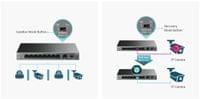 10-портов гигабитен настолен комутатор TP-Link LS1210GP с 8-PoE+ порта - 6