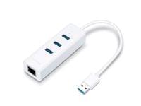 Мрежови адаптер TP-Link UE330 USB 3.0 3-Port Hub &amp;amp;... - 6
