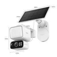 Соларно захранван комплект охранителна камера с прожектор и Pan/Tilt... - 2