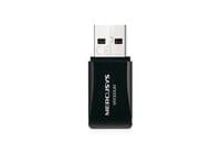 Безжичен мини USB адаптер Mercusys MW300UM N300 - 1
