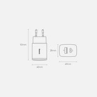 Зарядно устройство Baseus USB към USB Type C 20W 3A Quick Charge 3.0... - 7