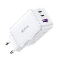 Зарядно устройство Ugreen 15339 Nexode Мрежов адаптер, 2xUSB-C, USB-A... - 2