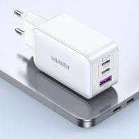 Зарядно устройство Ugreen 15339 Nexode Мрежов адаптер, 2xUSB-C, USB-A... - 2