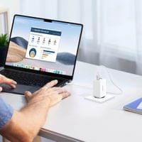 Зарядно устройство Ugreen 15339 Nexode Мрежов адаптер, 2xUSB-C, USB-A... - 4