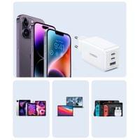 Зарядно устройство Ugreen 15339 Nexode Мрежов адаптер, 2xUSB-C, USB-A... - 6