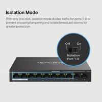 10-портов Gigabit Desktop/Rackmount комутатор Mercusys MS110P - 4