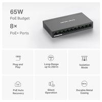 10-портов Gigabit Desktop/Rackmount комутатор Mercusys MS110P - 9