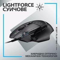 Геймърска мишка Logitech G502 X 910-006138 - черна - 3