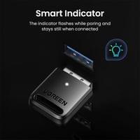 USB адаптер Ugreen adapter CM390 Bluetooth 5.0 USB 20м - черен - 2