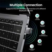 USB адаптер Ugreen adapter CM390 Bluetooth 5.0 USB 20м - черен - 3