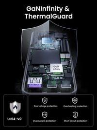 Ултратънко 3-портово бързо зарядно устройство Ugreen Nexode Pro 25356... - 2