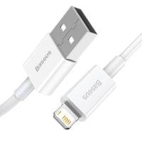 Кабел Baseus Superior USB-А към Lightning, 1м, бял - 1