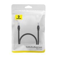 Мрежов кръгъл кабел Baseus RJ45, Cat.5, 0,5 м B00133206111-00 - черен - 6