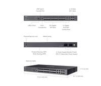 24-портов SFP Stackable Lite L3 управляван комутатор TP-Link Omada... - 4