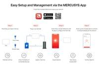 Безжична Wi-Fi 6 Mesh система Mercusys Halo H85X(3-pack) AX3000 - 9