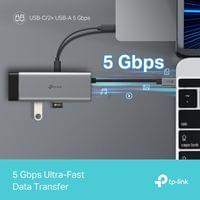 USB хъб TP-Link Type-C 5 в 1 UH5020C - 5 USB хъб TP-Link Type-C 5 в 1 UH5020C - 5