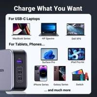 Зарядно устройство Ugreen NEXODE CD289 90549, 220V, 2xUSB-C, 1xUSB A,... - 4