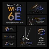 Безжичен PCIe адаптер TP-Link Archer TXE72E AXE5400 Wi-Fi 6E - 1