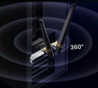 Безжичен PCIe адаптер TP-Link Archer TXE72E AXE5400 Wi-Fi 6E - 5