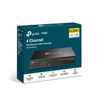 NVR TP-Link VIGI NVR1004H-4P PoE+ 4-канален - 2