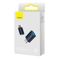 Адаптер Baseus Ingenuity ZJJQ000003 от USB-C мъжко към USB женско, тъмносин - 4