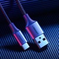 Кабел Ugreen US288 60126 USB-A към USB-C – 1 м - сив - 1
