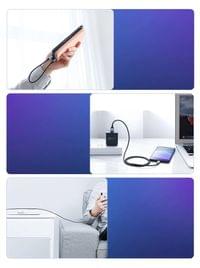 Кабел Ugreen US288 60126 USB-A към USB-C – 1 м - сив - 5