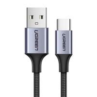 Кабел Ugreen US288 60126 USB-A към USB-C – 1 м - сив - 8