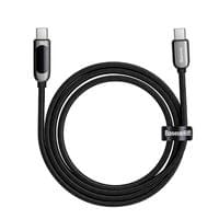 Кабел Baseus CATSK-C01 USB Type-C към USB Type-C с дисплей 100W 20V/5A... - 1