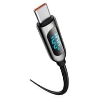 Кабел Baseus CATSK-C01 USB Type-C към USB Type-C с дисплей 100W 20V/5A... - 2