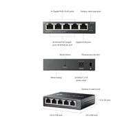 5-портов гигабитов управляем настолен комутатор TP-Link... - 9 5-портов гигабитов управляем настолен комутатор TP-Link... - 9