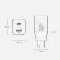 Зарядно устройство Baseus Super Pro USB-A към USB-C 30W CCSUPP-E02 - бяло - 9
