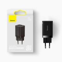 Зарядно устройство Baseus Super Pro USB-A към USB-C 30W CCSUPP-E02 - бяло - 10