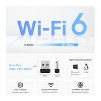 Безжичен USB адаптер TP-Link Archer TX1U Nano AX300 Wi-Fi 6 - 2 Безжичен USB адаптер TP-Link Archer TX1U Nano AX300 Wi-Fi 6 - 2