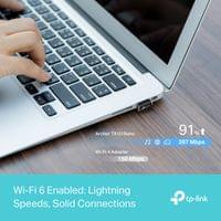 Безжичен USB адаптер TP-Link Archer TX1U Nano AX300 Wi-Fi 6 - 3 Безжичен USB адаптер TP-Link Archer TX1U Nano AX300 Wi-Fi 6 - 3