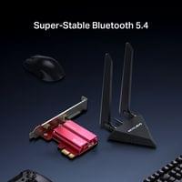 WiFi 7 Bluetooth 5.4 PCIe адаптер Mercusys MA49BE BE9300 - 5 WiFi 7 Bluetooth 5.4 PCIe адаптер Mercusys MA49BE BE9300 - 5