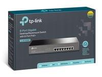 8-портов Gigabit PoE+ Desktop/Rackmount комутатор TP-Link TL-SG1008MP - 2